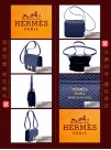 HERMES CONSTANCE MINI (Pre-Owned) - Bleu saphir / Blue Sapphire, Epsom leather, Ghw